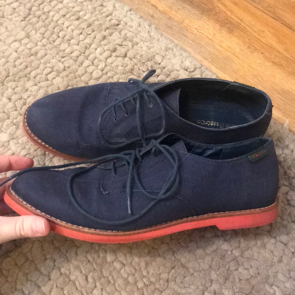 G.H.Bassandco navy shoes